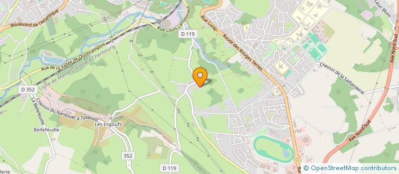 localisation de l'entreprise MADAME MARJORIE LE BORGNE  CHERBOURG-EN-COTENTIN