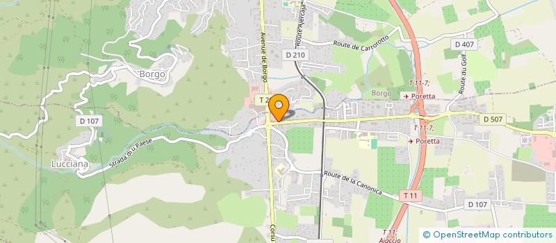 localisation de l'entreprise MADAME MARJORIE LE COUILLARD  LUCCIANA