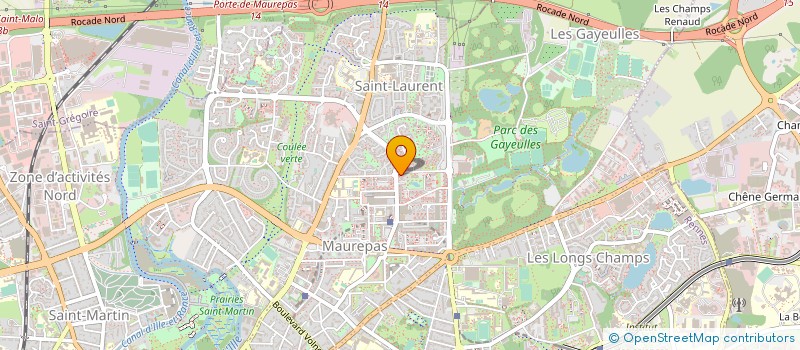 localisation de l'entreprise MADAME MARJORIE LE GUYADER  RENNES