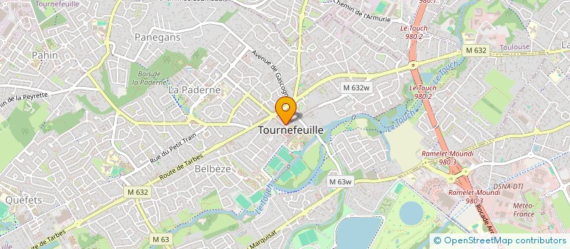 localisation de l'entreprise MADAME MARJORIE LE JEUNE  TOURNEFEUILLE