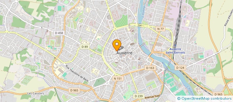 localisation de l'entreprise MADAME MARJORIE LEFEVRE à AUXERRE