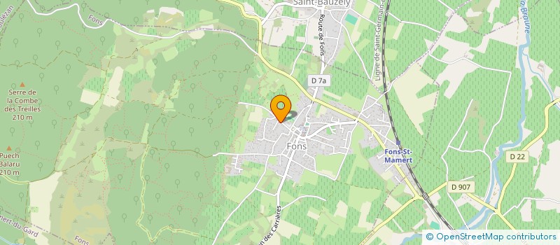 localisation de l'entreprise MADAME MARJORIE LEON  FONS