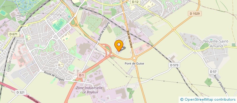 localisation de l'entreprise MADAME MARJORIE LEPRETRE  NEUVILLE-SAINT-AMAND