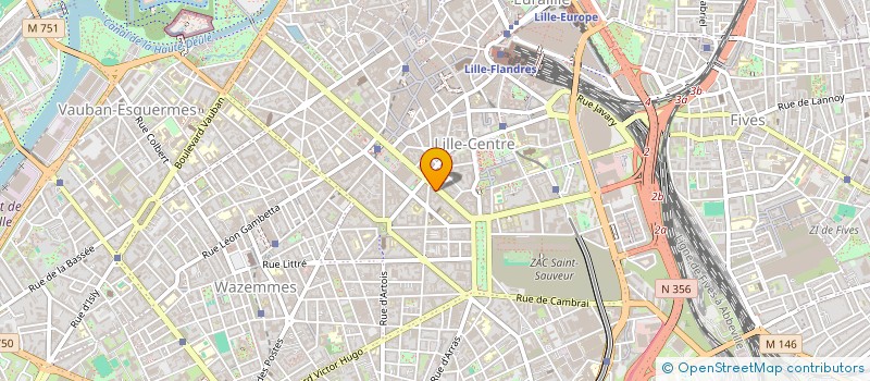 localisation de l'entreprise MADAME MARJORIE LOMBARD  LILLE