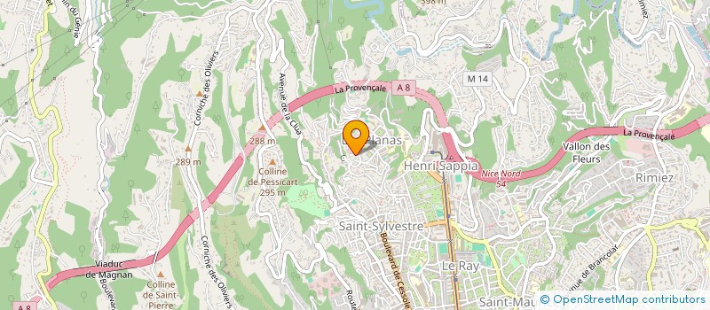 localisation de l'entreprise MADAME MARJORIE LOMBART  NICE