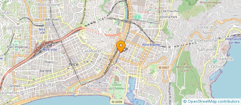 localisation de l'entreprise MADAME MARJORIE LUBRANO à NICE