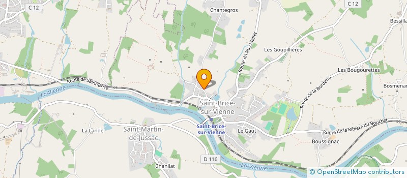 localisation de l'entreprise MADAME MARJORIE LUC  CHAILLAC-SUR-VIENNE