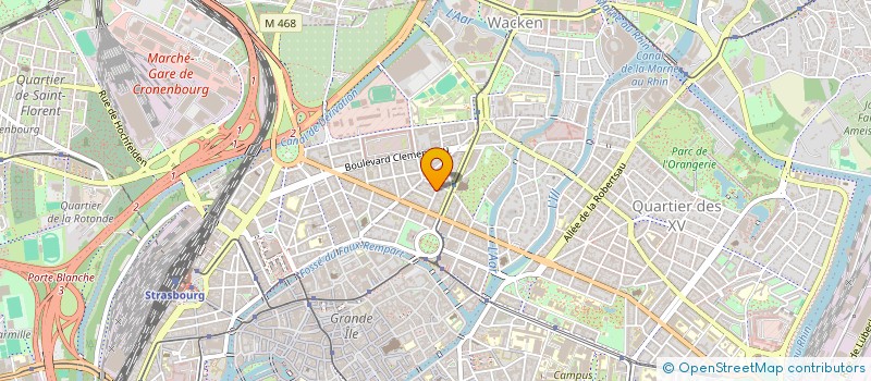 localisation de l'entreprise MADAME MARJORIE LUSTIG à STRASBOURG