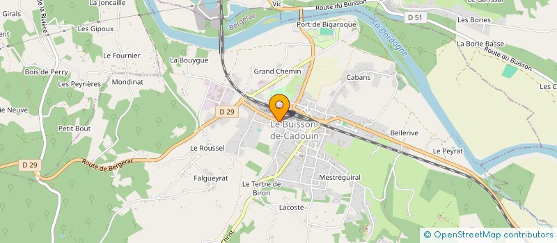 localisation de l'entreprise MADAME MARJORIE MAERTENS à LE BUISSON-DE-CADOUIN