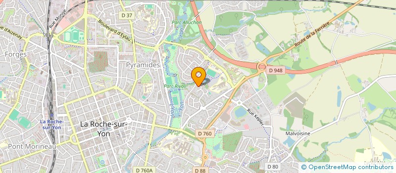 localisation de l'entreprise MADAME MARJORIE MAIGRET à LA ROCHE-SUR-YON