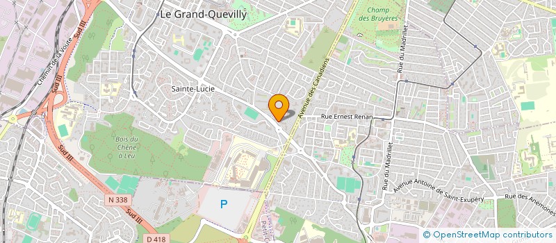 localisation de l'entreprise MADAME MARJORIE MAINEULT  LE GRAND-QUEVILLY