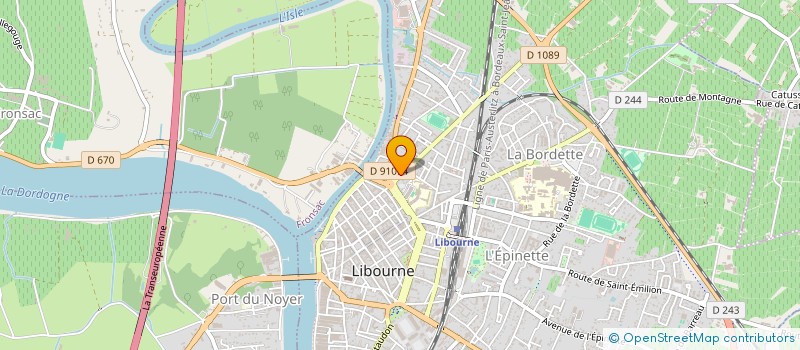 localisation de l'entreprise MADAME MARJORIE MALDONADO à LIBOURNE