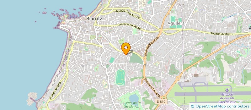 localisation de l'entreprise MADAME MARJORIE MALINEAU à BIARRITZ