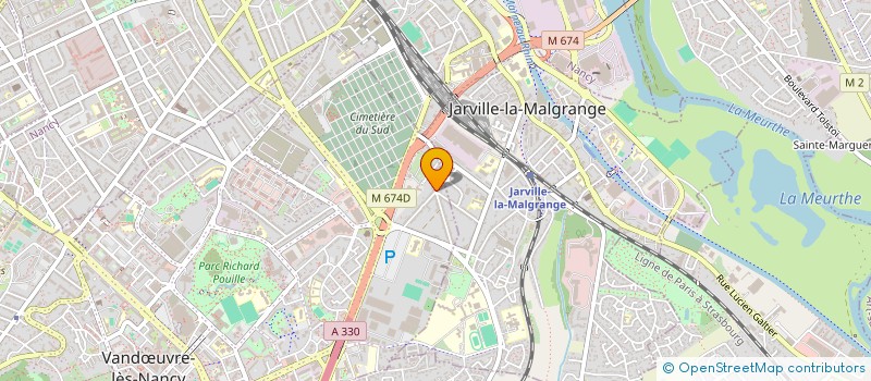 localisation de l'entreprise MADAME MARJORIE MARLIER  VANDUVRE-LES-NANCY