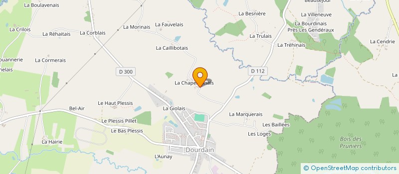 localisation de l'entreprise MADAME MARJORIE MARTIN  DOURDAIN