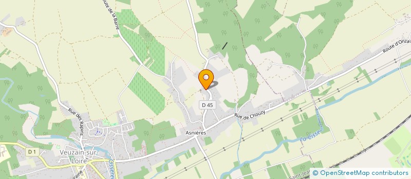 localisation de l'entreprise MADAME MARJORIE MARTIN  VEUZAIN-SUR-LOIRE