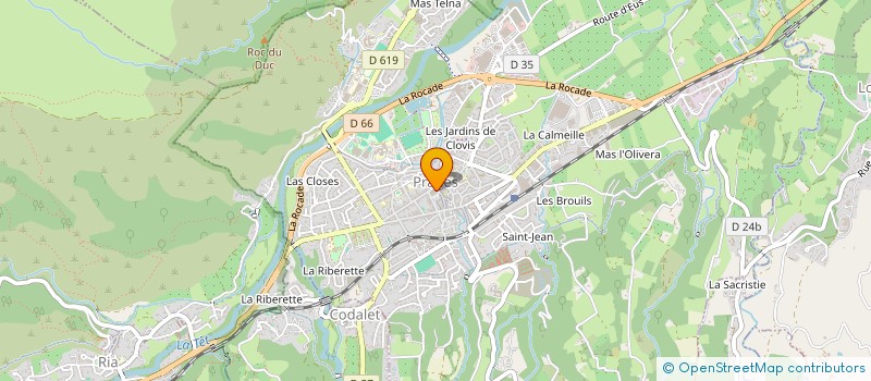 localisation de l'entreprise MADAME MARJORIE MARTINEZ  LOS MASOS