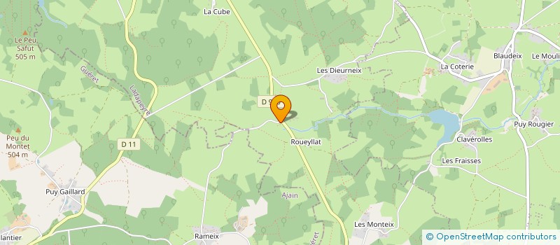 localisation de l'entreprise MADAME MARJORIE MASSE à ROCHES