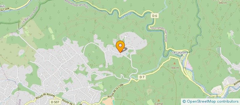 localisation de l'entreprise MADAME MARJORIE MAURIER  ROQUEFORT-LES-PINS