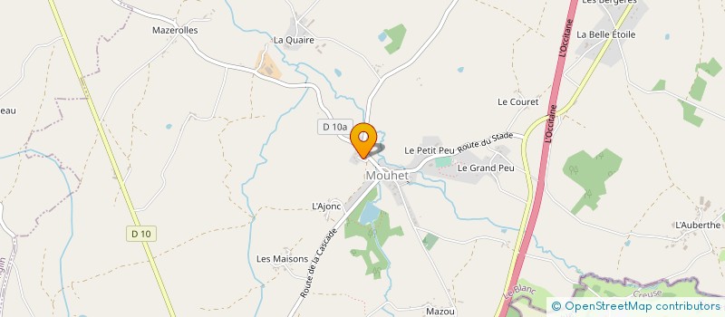 localisation de l'entreprise MADAME MARJORIE MCPHERSON à MOUHET