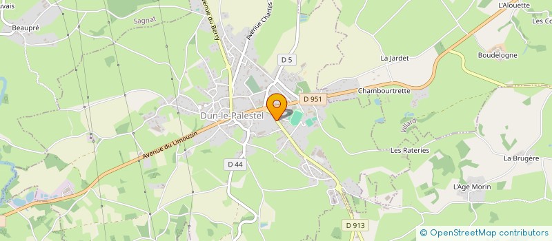 localisation de l'entreprise MADAME MARJORIE MEA à DUN-LE-PALESTEL