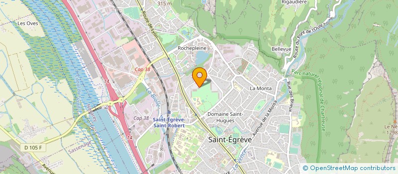 localisation de l'entreprise MADAME MARJORIE MEGY  SAINT-EGREVE