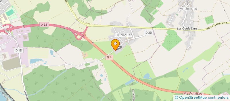 localisation de l'entreprise MADAME MARJORIE MONIN  HUDIVILLER