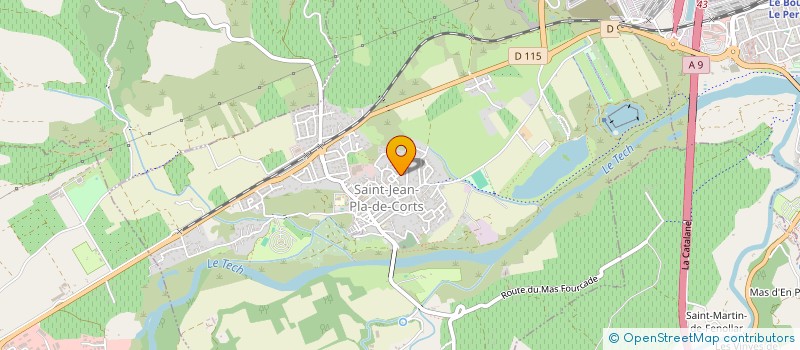 localisation de l'entreprise MADAME MARJORIE MORET  SAINT-JEAN-PLA-DE-CORTS