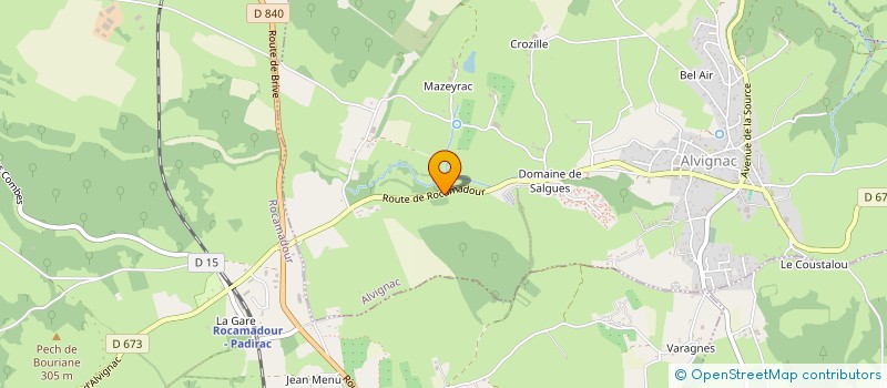 localisation de l'entreprise MADAME MARJORIE MOSSER  GRAMAT