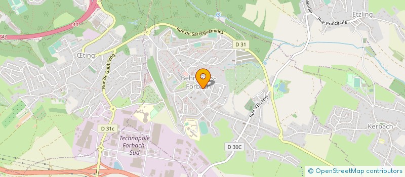 localisation de l'entreprise MADAME MARJORIE MULLER  KERBACH