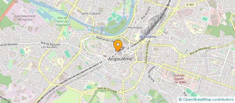 localisation de l'entreprise MADAME MARJORIE OLIVER à ANGOULEME