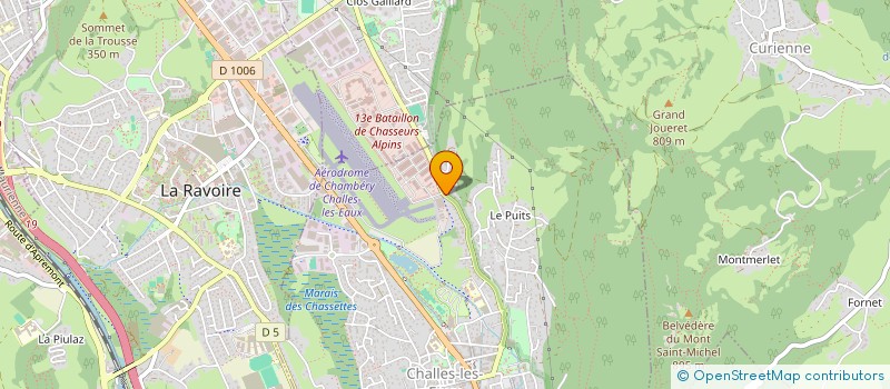 localisation de l'entreprise MADAME MARJORIE ORTOLLAND  CHALLES-LES-EAUX