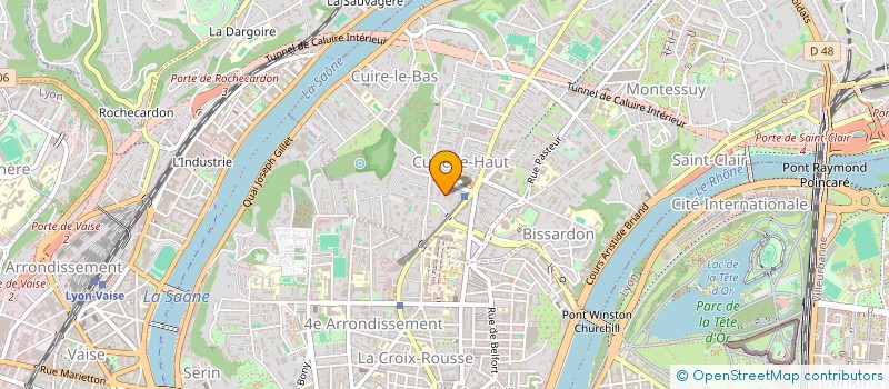 localisation de l'entreprise MADAME MARJORIE PALANDJIAN  CALUIRE-ET-CUIRE