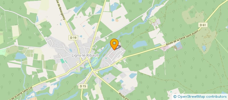 localisation de l'entreprise MADAME MARJORIE PAQUET à LIGNY-LE-RIBAULT