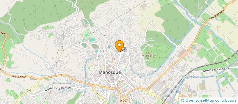 localisation de l'entreprise MADAME MARJORIE PELLEGRINO à MANOSQUE
