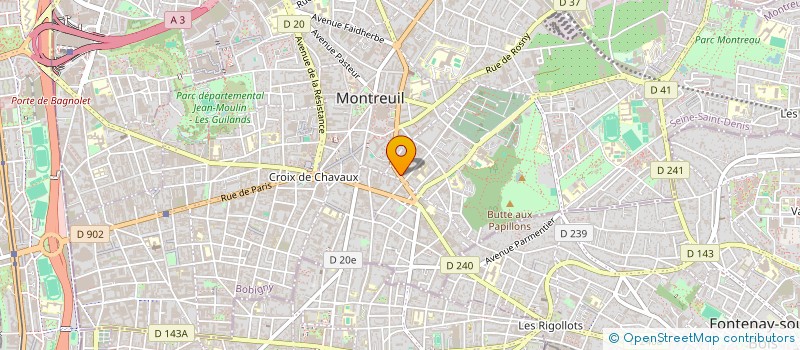 localisation de l'entreprise MADAME MARJORIE PHLIPPOTEAU à MONTREUIL