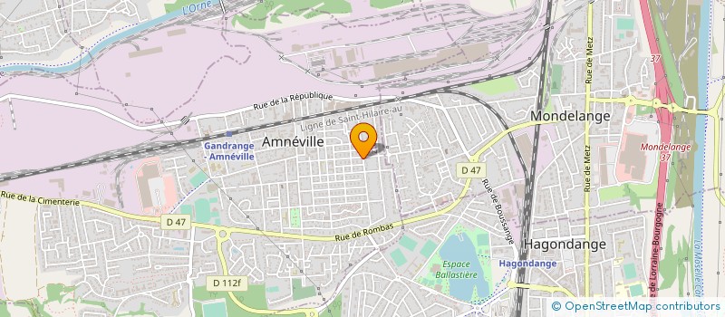 localisation de l'entreprise MADAME MARJORIE PICCIN  AMNEVILLE