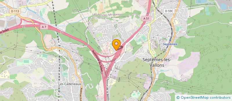 localisation de l'entreprise MADAME MARJORIE PIETRI  SEPTEMES-LES-VALLONS