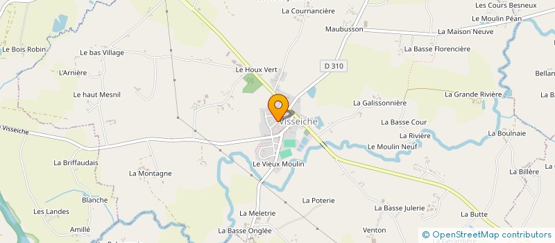 localisation de l'entreprise MADAME MARJORIE PIQUET  VISSEICHE