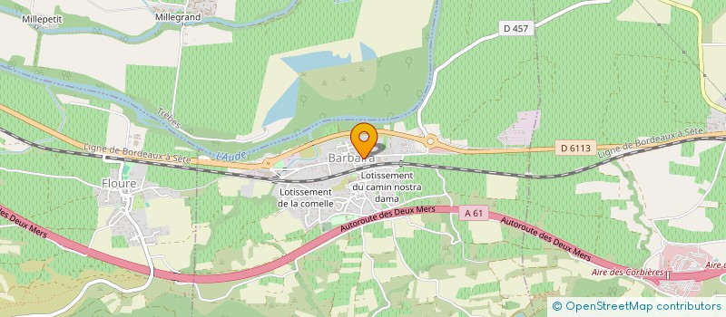 localisation de l'entreprise MADAME MARJORIE PLET  CAPENDU