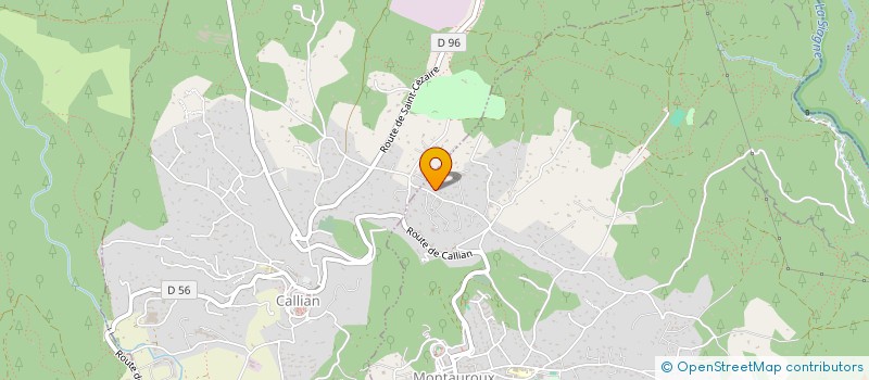 localisation de l'entreprise MADAME MARJORIE PLUCHON  MONTAUROUX