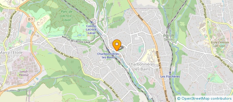 localisation de l'entreprise MADAME MARJORIE POILLOT  LYON