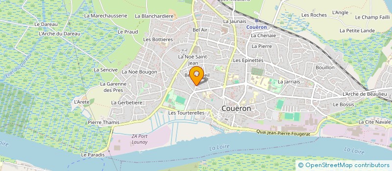 localisation de l'entreprise MADAME MARJORIE PONS à COUERON