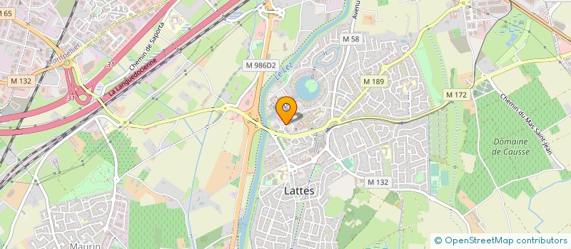 localisation de l'entreprise MADAME MARJORIE POURPOINT à LATTES