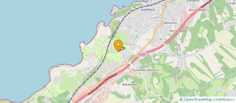 localisation de l'entreprise MADAME MARJORIE PRESUMEY à SAINT-JEAN-DE-LUZ