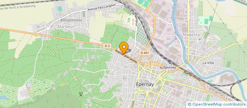 localisation de l'entreprise MADAME MARJORIE PROST-FELTEN à EPERNAY