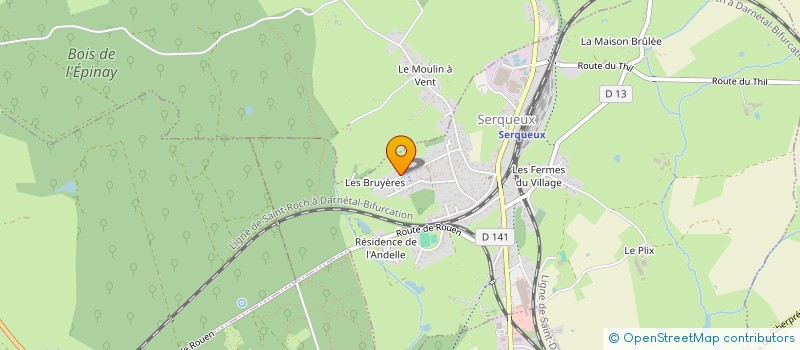 localisation de l'entreprise MADAME MARJORIE PSALMON à SERQUEUX