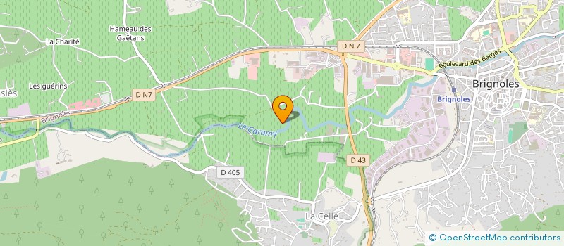 localisation de l'entreprise MADAME MARJORIE PUTORTI à BRIGNOLES
