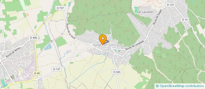 localisation de l'entreprise MADAME MARJORIE RACLE  NAGES-ET-SOLORGUES