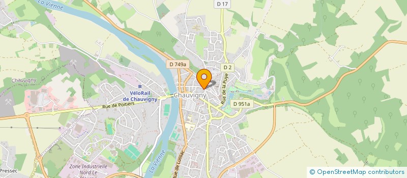 localisation de l'entreprise MADAME MARJORIE RAGONNEAU à CHAUVIGNY